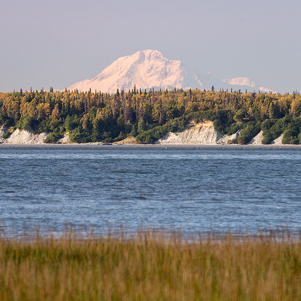 Denali view from Anchorage (Earthquake Park)