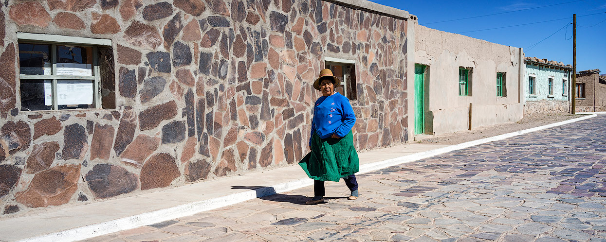 Das chilenische Dorf Colchane liegt direkt an der Grenze zu Bolivien
